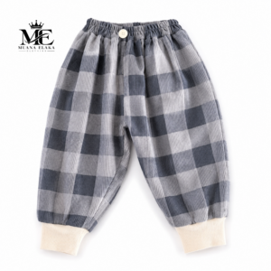 photo-output 16 Pantalon chaud à carreaux pour enfant – Doublure polaire