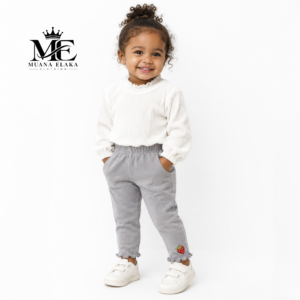 photo-output 25 Legging enfant gris épais – Doux & confortable