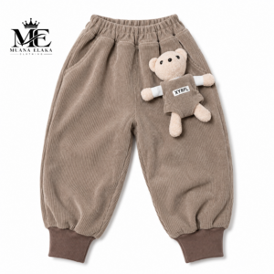 photo-output 8 Pantalon enfant en velours côtelé doublé – Hanixiong